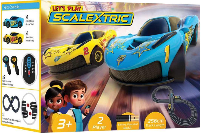 Autodráha MICRO SCALEXTRIC G1188M - My First Scalextric Let's Play! (Battery Powered) (1:64)