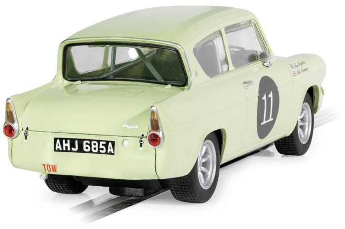 Autíčko Touring SCALEXTRIC C4617 - Ford Anglia 105e - Theo Paphitis (1:32)