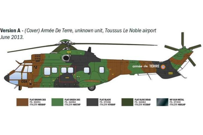 Model Kit vrtulník 91096 - AS332 Super Puma (1:72)