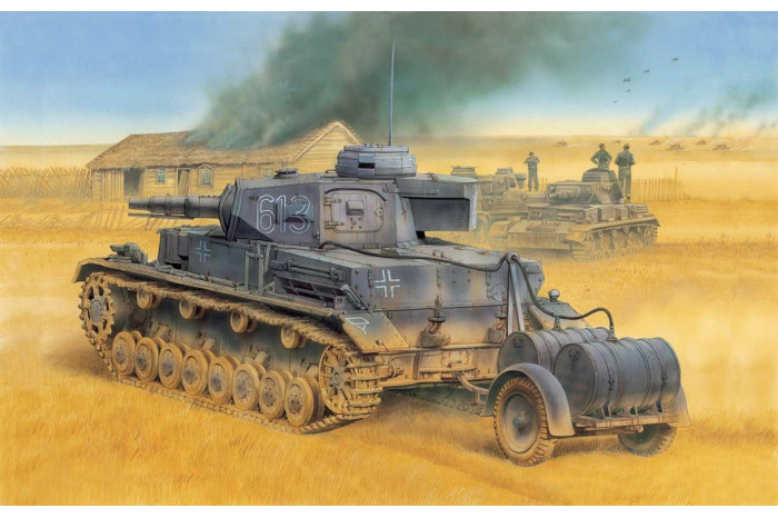 Model Kit tank 6402 - Pz.Kpfw.IV Ausf.E TAUCHPANZER w/BETRIEBSSTOFFANHÄNGER (1:35)