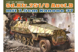 Model Kit military 6516 - Sd.Kfz.251/9 Ausf.D mit KANONE 37 (1:35)