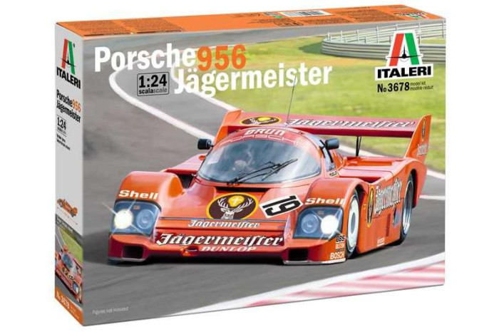 Model Kit auto 3678 - Porsche 956 Jagermeister (1:24)
