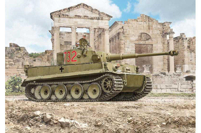 Model Kit tank 6767 - Pz. Kpfw. VI Tiger I Ausf. E/H1 (1:35)