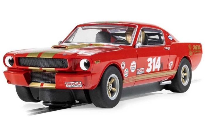 Autíčko GT SCALEXTRIC C4658 - Shelby GT350H - Red and Gold (1:32)