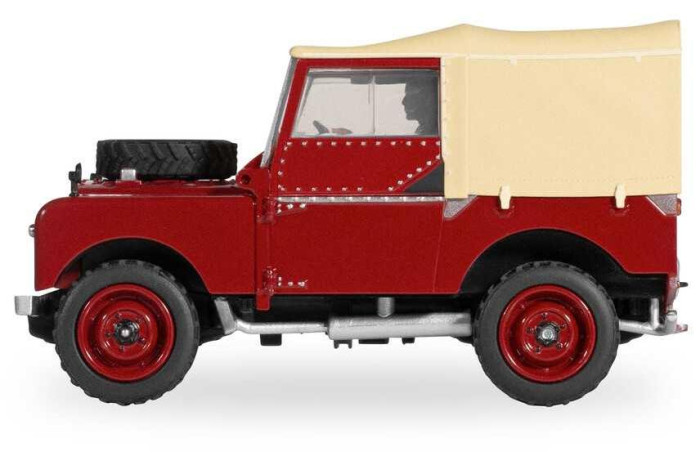 Autíčko Street SCALEXTRIC C4493 - Land Rover Series 1 - Poppy Red (1:32)