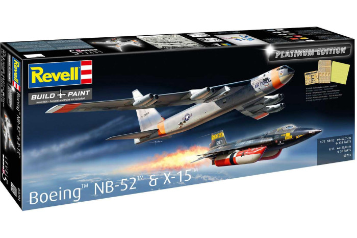 Plastic ModelKit letadlo 03793 - B-52D Stratofortress "Platinum Edition" (1:72)