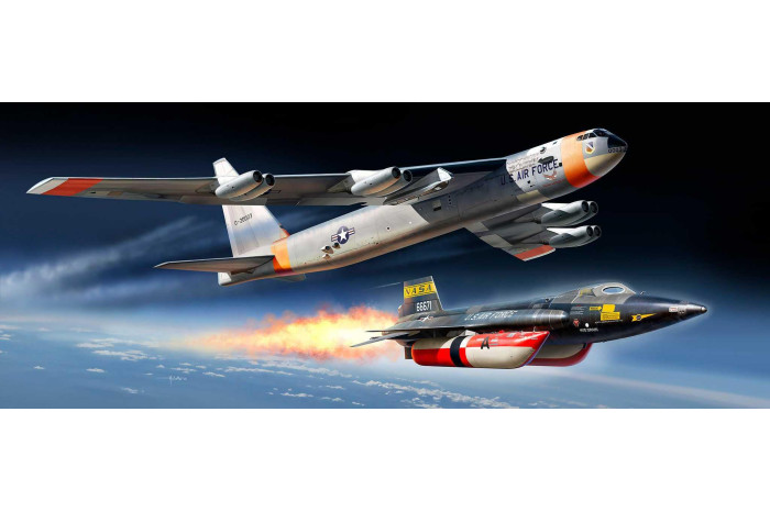 Plastic ModelKit letadlo 03793 - B-52D Stratofortress "Platinum Edition" (1:72)