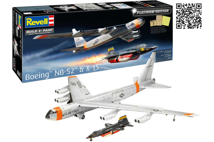 Plastic ModelKit letadlo 03793 - B-52D Stratofortress "Platinum Edition" (1:72)
