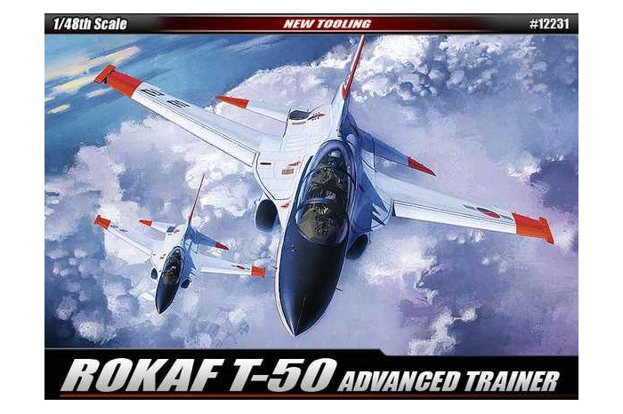 Model Kit letadlo 12231 - ROKAF T-50 ADVANCED TRAINER (1:48)