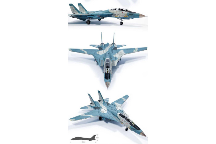 Model Kit letadlo 12594 - F-14A "IRIAF" (1:72)