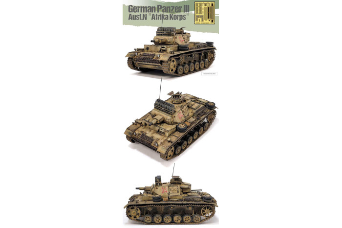 Model Kit tank 13567 - Panzer III Ausf.N. Afrika Korps (1:35)