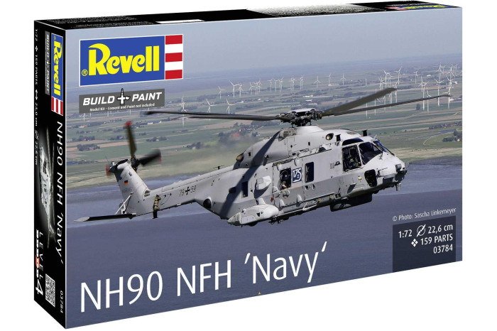 Plastic ModelKit vrtulník 03784 - NH90 NFH "Navy" (1:72)