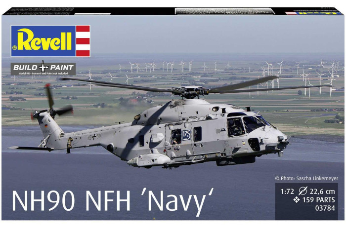 Plastic ModelKit vrtulník 03784 - NH90 NFH "Navy" (1:72)