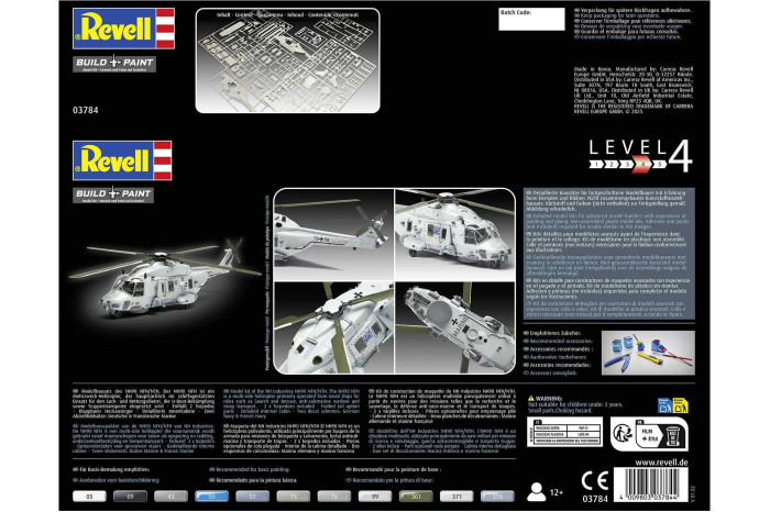 Plastic ModelKit vrtulník 03784 - NH90 NFH "Navy" (1:72)