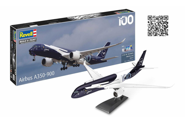 Gift-Set letadlo 05612 - A350-900 - Lufthansa (100th Anniversary) (1:144)