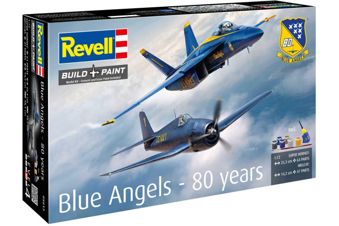 Gift-Set letadla 05613 - F/A-18E & Hellcat (Blue Angels) (80th Anniversary) (1:72)