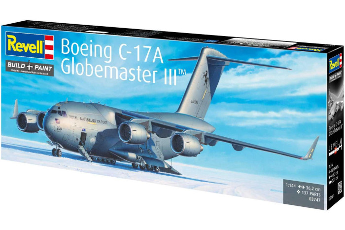 Plastic ModelKit letadlo 03747 - Boeing C-17A Globemaster III (1:144)