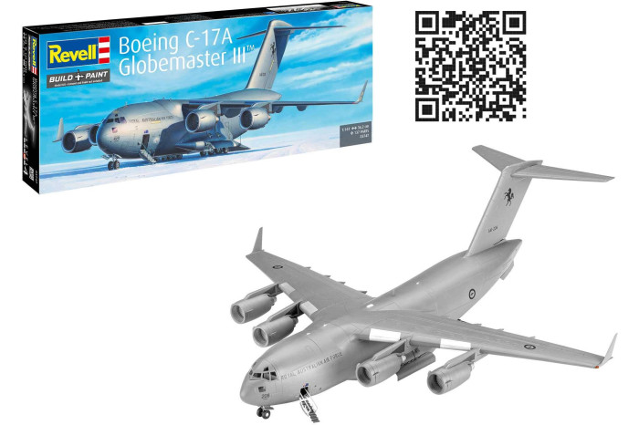 Plastic ModelKit letadlo 03747 - Boeing C-17A Globemaster III (1:144)