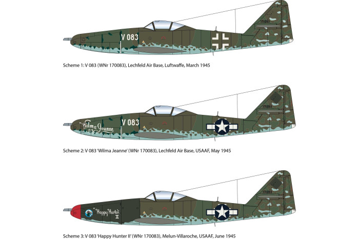 Plastic ModelKit letadlo 03749 - Messerschmitt Me262A-1a/U4 (1:32)