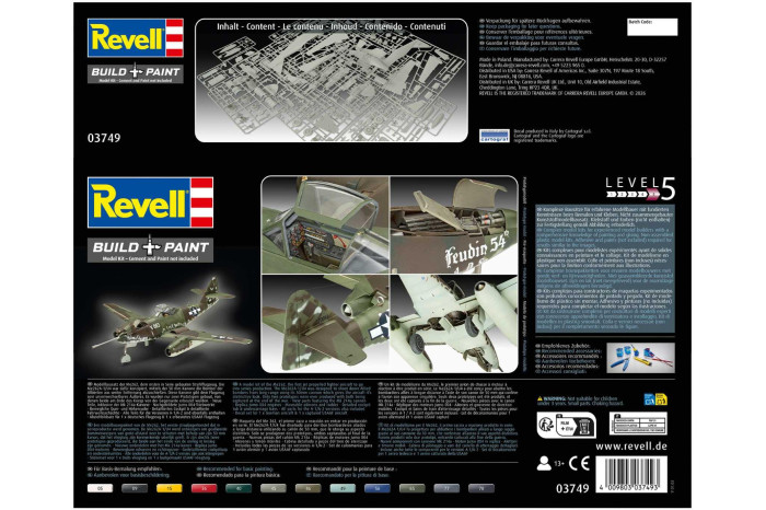 Plastic ModelKit letadlo 03749 - Messerschmitt Me262A-1a/U4 (1:32)