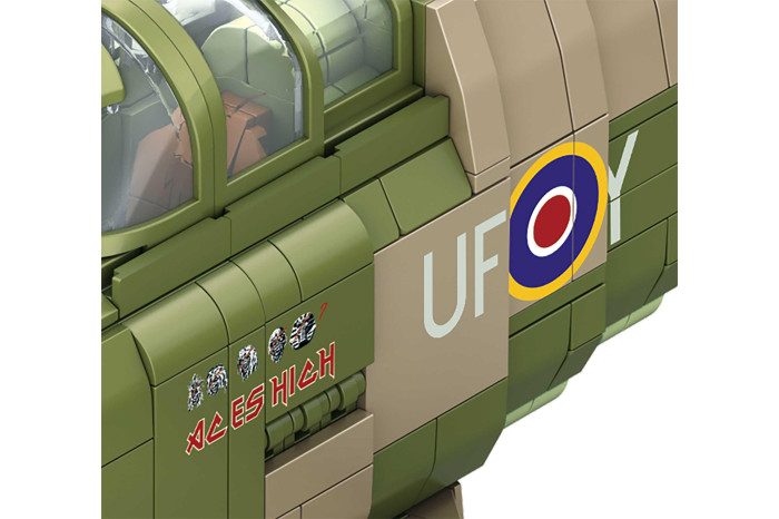 Brick System REVELL 00962 - Iron Maiden Spitfire MK.II Aces High (1:18)