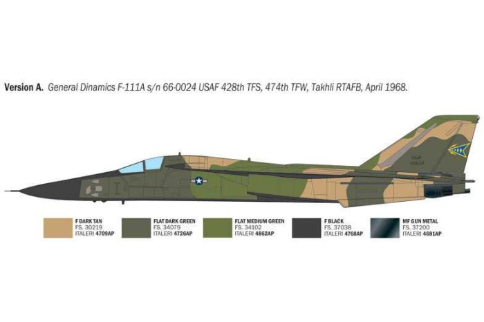 Model Kit letadlo 91232 - F-111 Aardvark (1:72)