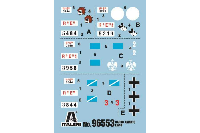 Model Kit tank 96553 - Carro Armato L6/40 (1:35)
