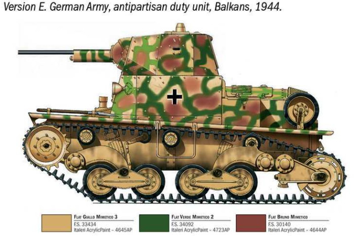 Model Kit tank 96553 - Carro Armato L6/40 (1:35)