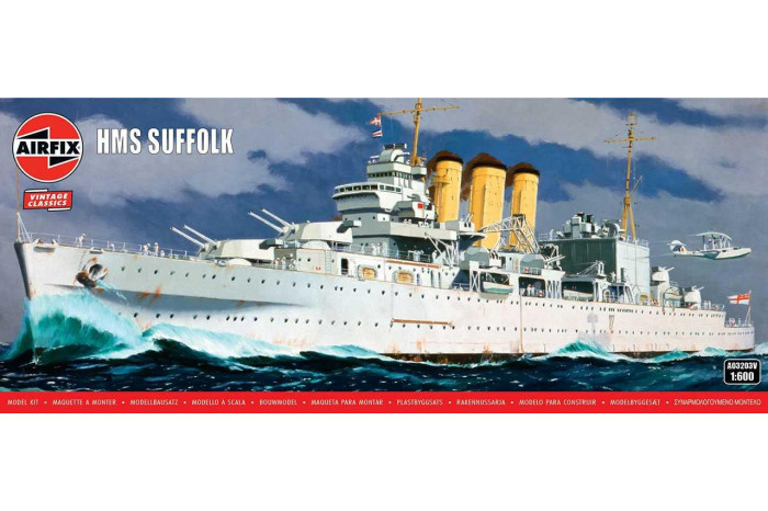 Classic Kit VINTAGE loď A03203V - HMS Suffolk (1:600)