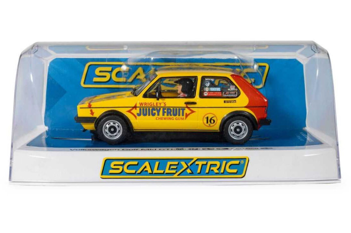 Autíčko Touring SCALEXTRIC C4625 - Volkswagen Golf MK1 - Malcolm Jeffs Racing (1:32)
