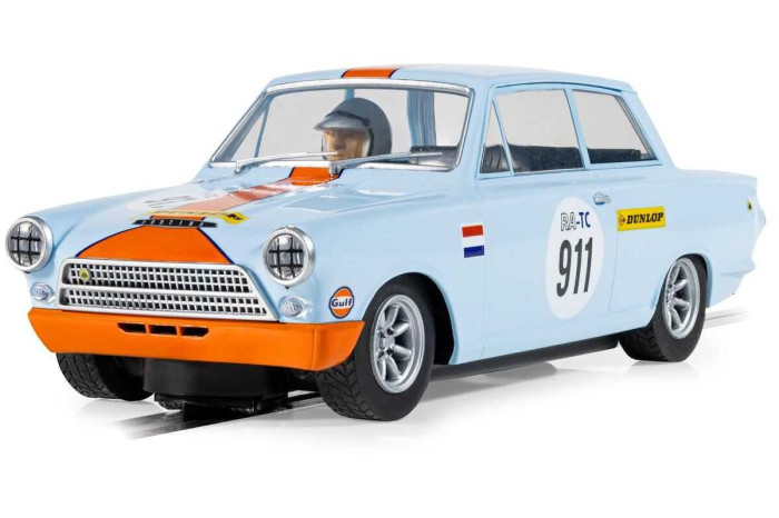 Autíčko Gulf SCALEXTRIC C4669 - Ford Lotus Cortina (1:32)