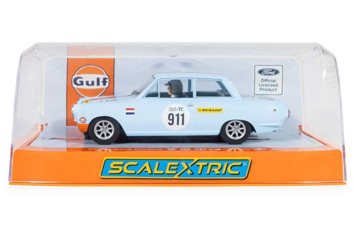 Autíčko Gulf SCALEXTRIC C4669 - Ford Lotus Cortina (1:32)