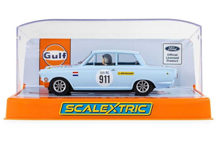Autíčko Gulf SCALEXTRIC C4669 - Ford Lotus Cortina (1:32)