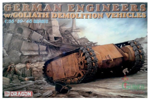 Model Kit military 6103 - GERM.ENG.W/GOLIATH (1:35)