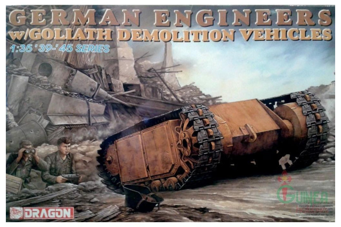 Model Kit military 6103 - GERM.ENG.W/GOLIATH (1:35)
