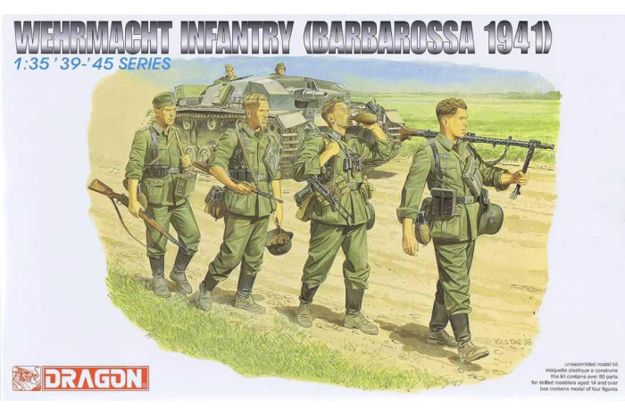 Model Kit figurky 6105 - WEHRMACHT INFANTRY (1:35)