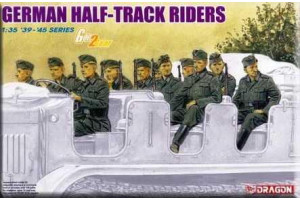 Model Kit figurky 6671 - GERMAN HALF-TRACK RIDERS (1:35)