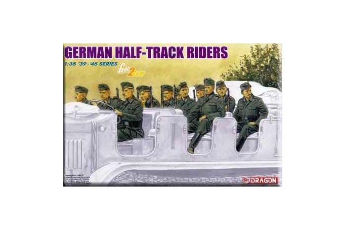 Model Kit figurky 6671 - GERMAN HALF-TRACK RIDERS (1:35)