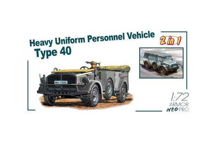 Model Kit military 7379 - HEAVY PERSONNEL VEHICLE TYPE 40 (1:72)