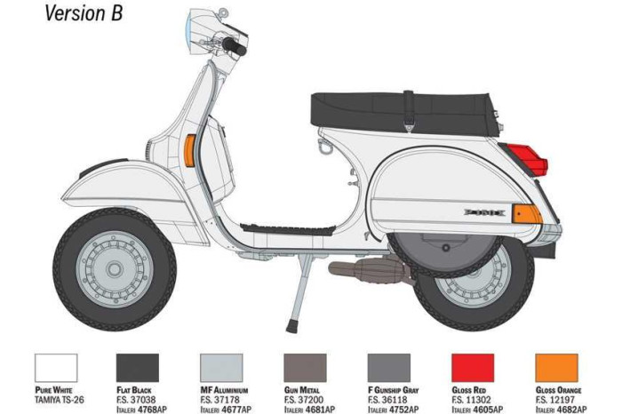 Model Kit motorka 4645 - Vespa PX 125/150 1978 (1:9)
