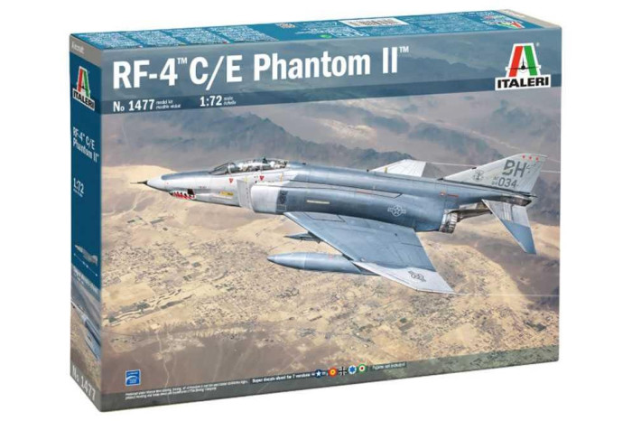 Model Kit letadlo 1477 - RF-4 C/E Phantom II (1:72)