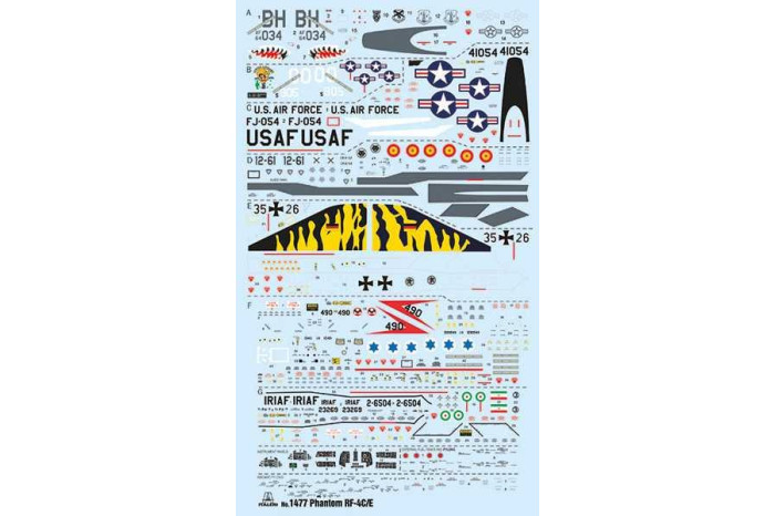 Model Kit letadlo 1477 - RF-4 C/E Phantom II (1:72)