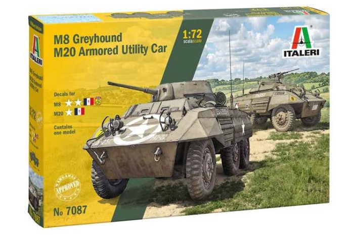 Model Kit military 7087 - M8 Greyhound / M20 (1:72)