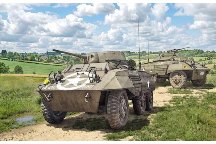 Model Kit military 7087 - M8 Greyhound / M20 (1:72)