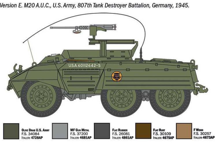 Model Kit military 7087 - M8 Greyhound / M20 (1:72)