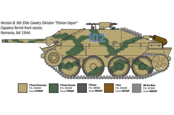 Model Kit military 96531 - Jagdpanzer 38(t) Hetzer (1:35)