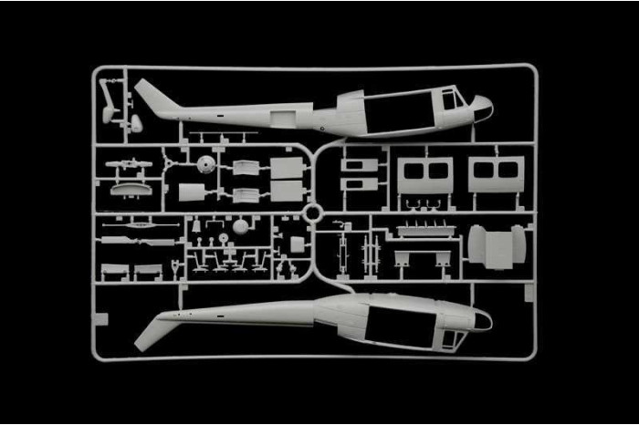 Model Kit vrtulník 2845 - AB.205 / UH-1D "SAR" (1:48)