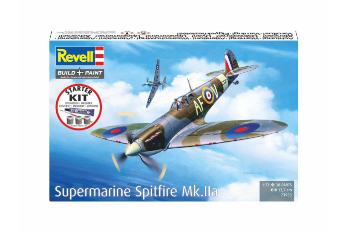Starter Kit letadlo 73953 - Spitfire Mk.IIa (1:72)