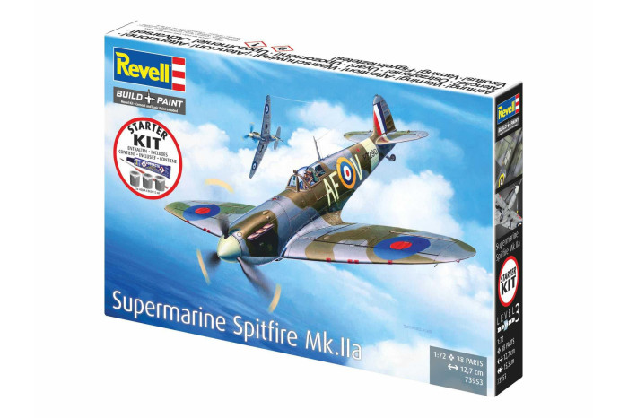 Starter Kit letadlo 73953 - Spitfire Mk.IIa (1:72)