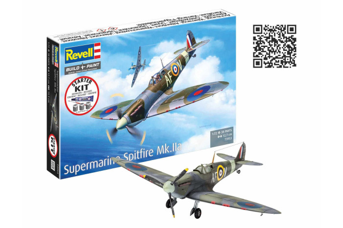 Starter Kit letadlo 73953 - Spitfire Mk.IIa (1:72)